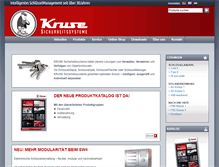 Tablet Screenshot of kruse-sicherheit.de
